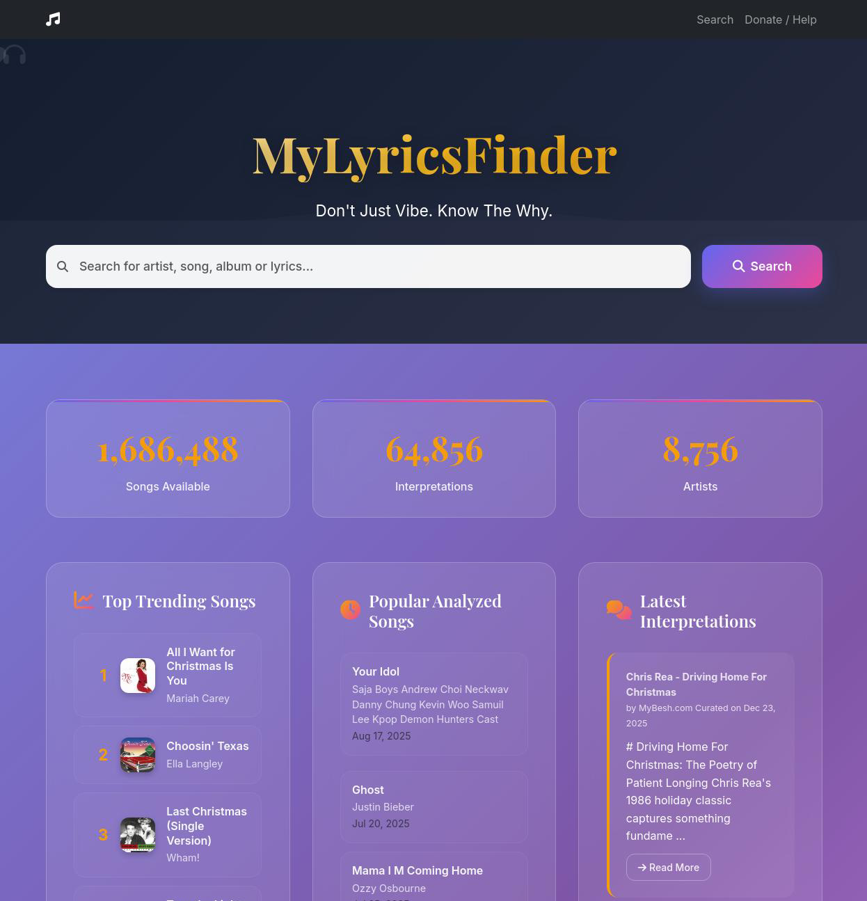 MyLyricsFinder